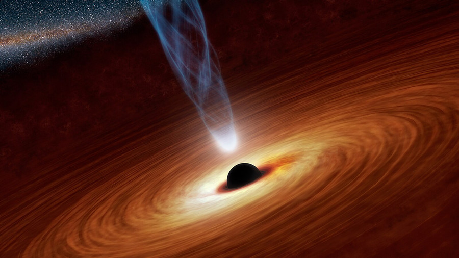 black hole artist image