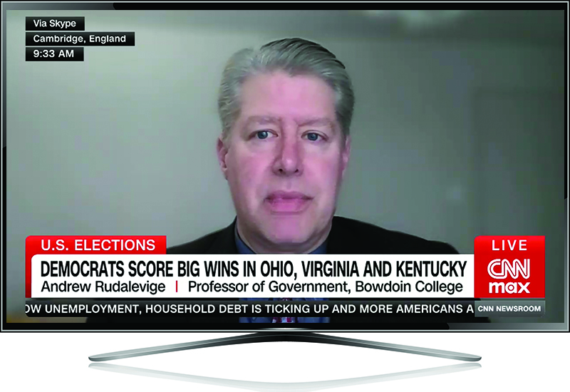 Screen capture: Andrew Rudalevige on CNN International