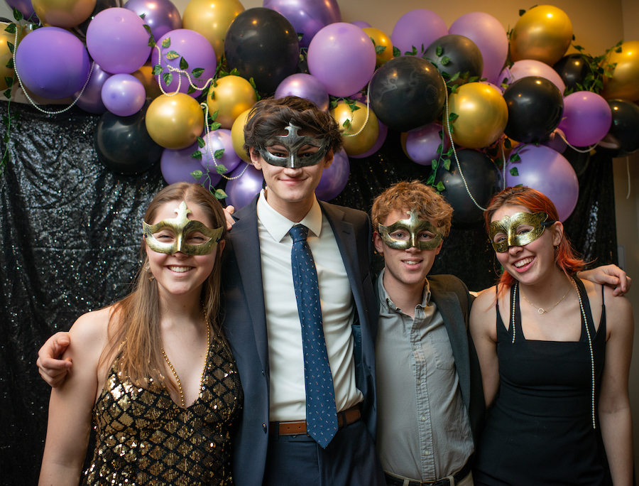 Ebony Ball partygoers