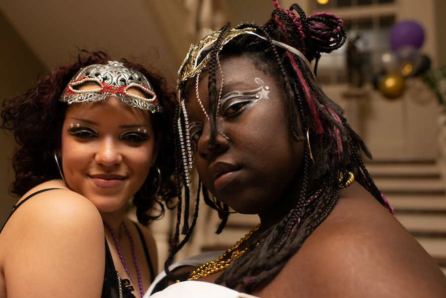 Ebony Ball partygoers