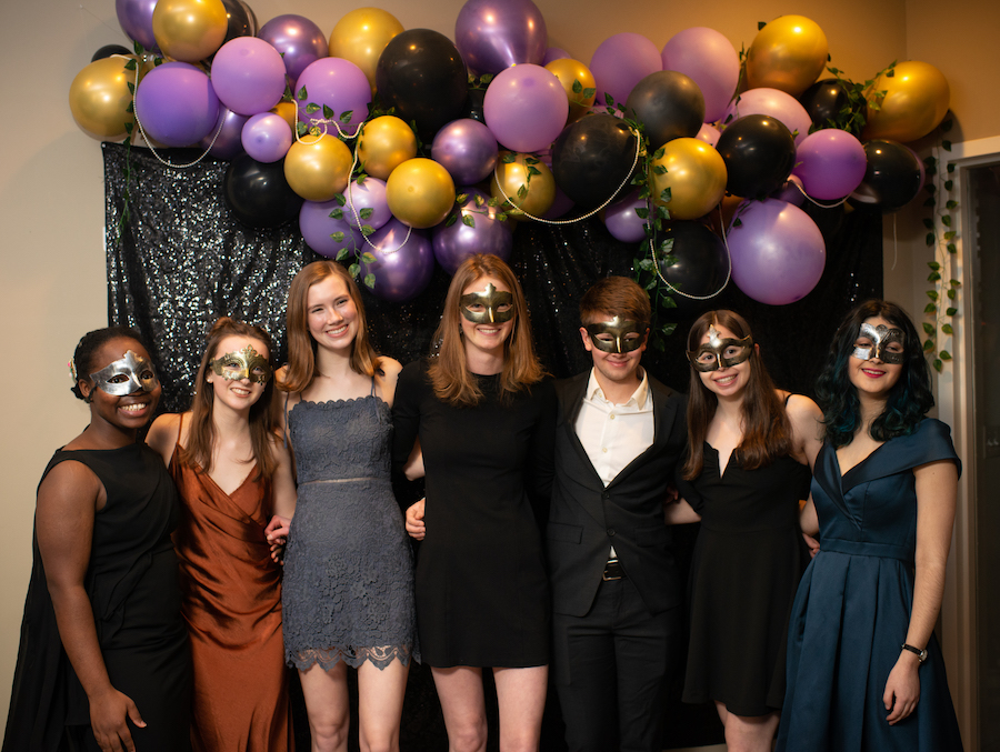 Ebony Ball partygoers