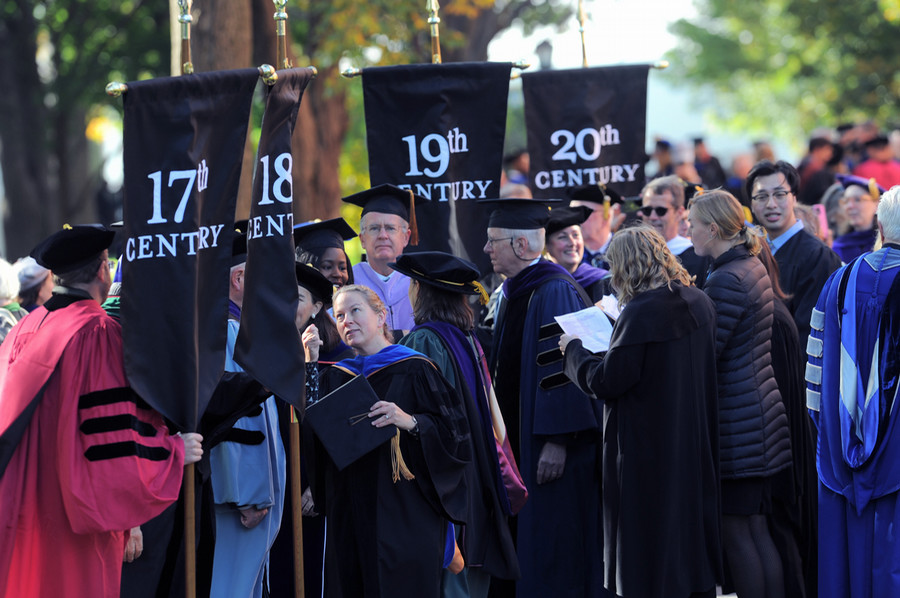 inauguration procession banners