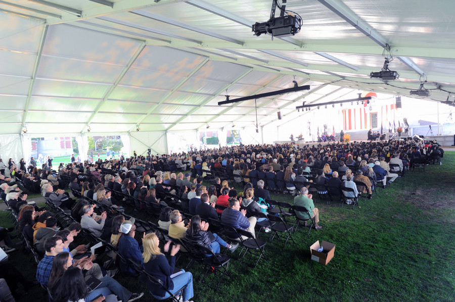 inauguration tent