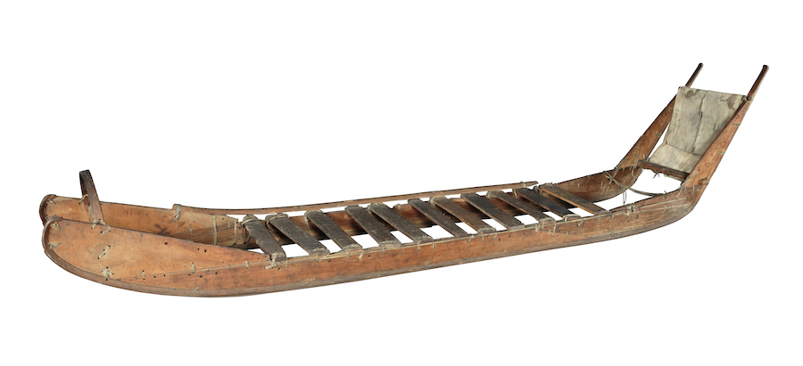 The Hubbard Sledge, used by Peary at the North Pole, 1908.
