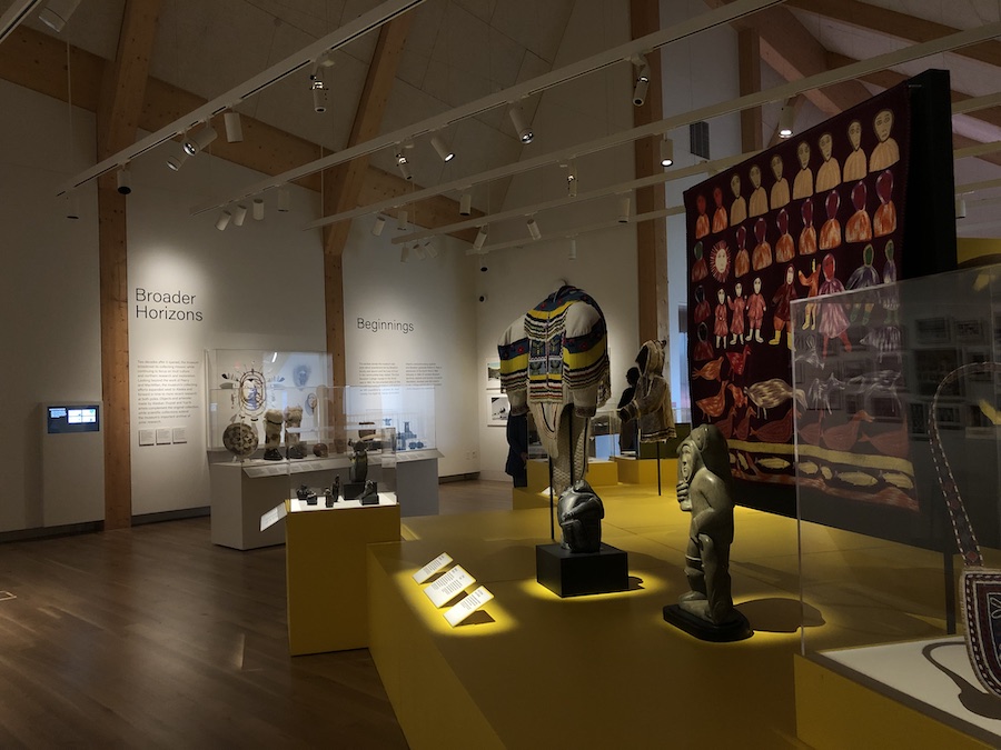 Inside the Peary-MacMillan Arctic Museum
