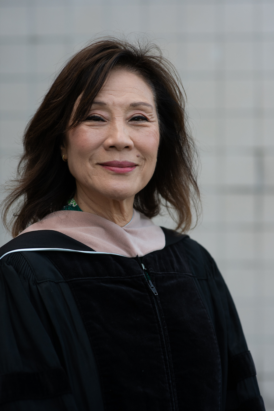 Janet Yang with President Rose and Sarah