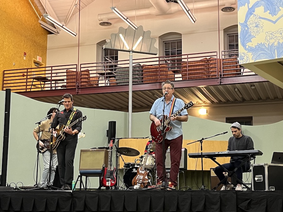 The Levees performing in Smith Union