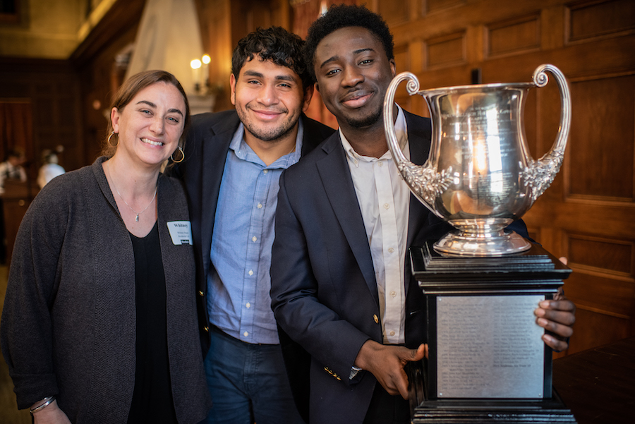 Souleman Toure ’23, with friends