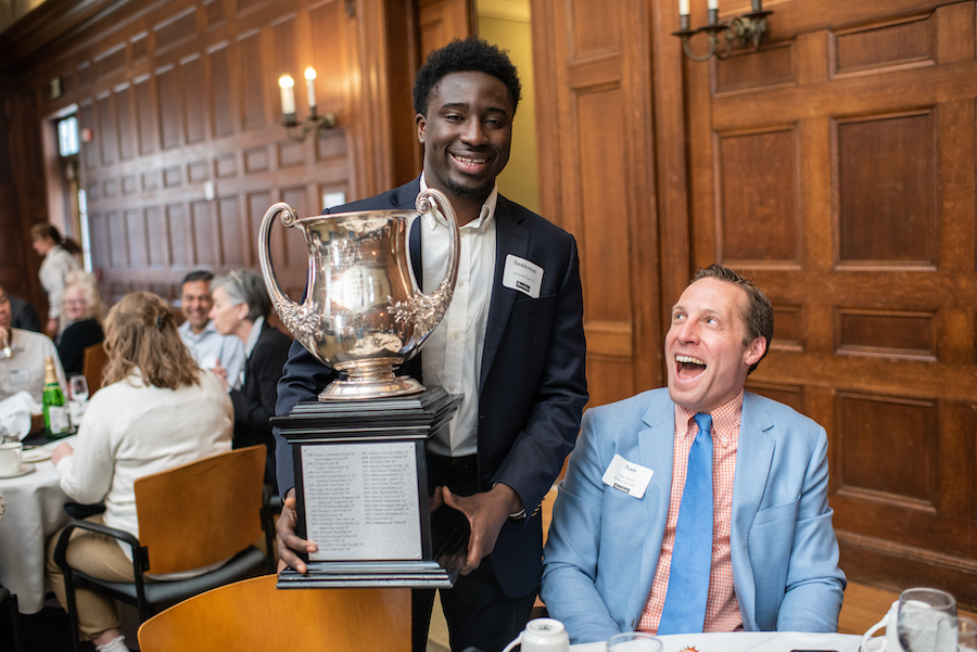 Souleman Toure ’23 with friends