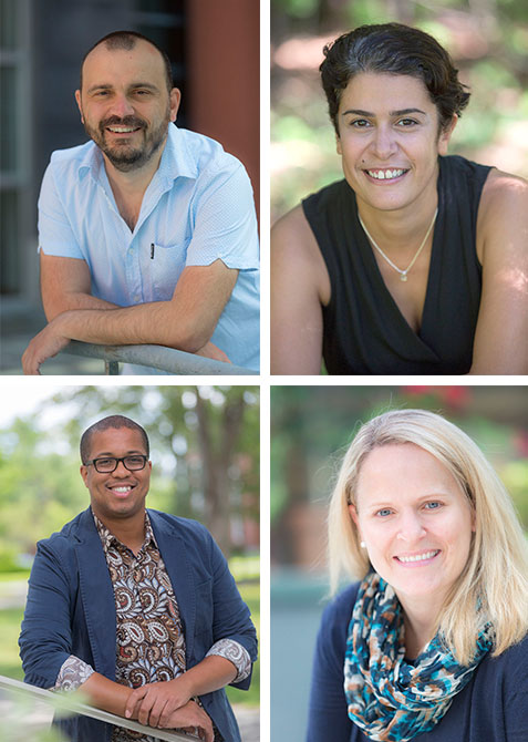 Four faculty members have been promoted to associate professor with tenure.