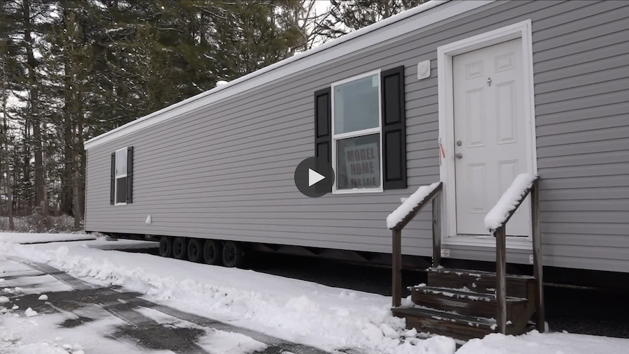 A local television station reported on the mobile home study