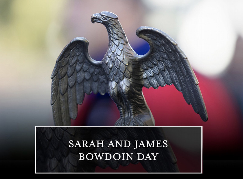 sarah james bowdoin day header image w eagle