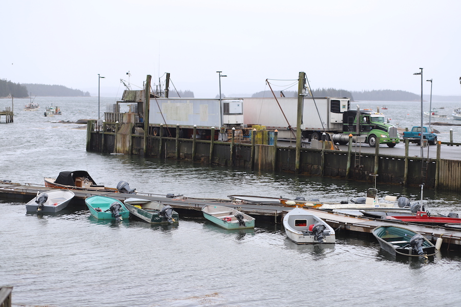 The fishing pier in Stonington