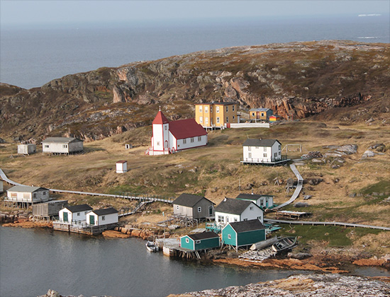 Battle Harbour, Labrador. Part of Canada’s National Historic Trust, Battle Harbour is preserved as a complete settlement.
