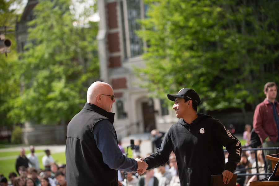 Commencement rehearsal