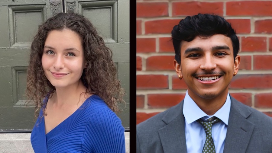 Clara Benadon ’23 and Arturo Linan-Martinez ’23 portraits