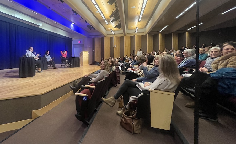 Women in Climate event in Kresge, audience shot