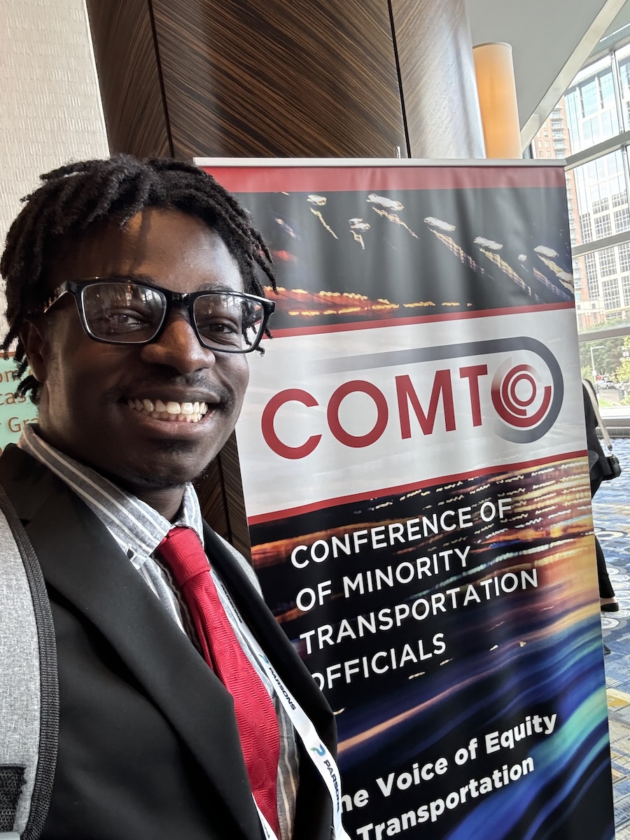 Adepoju at the conference