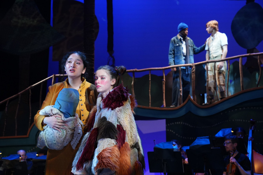 into the woods dress rehearsal image