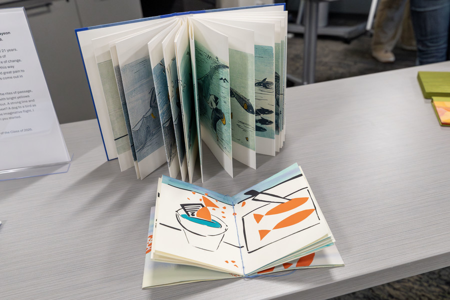 popup art book - fishes
