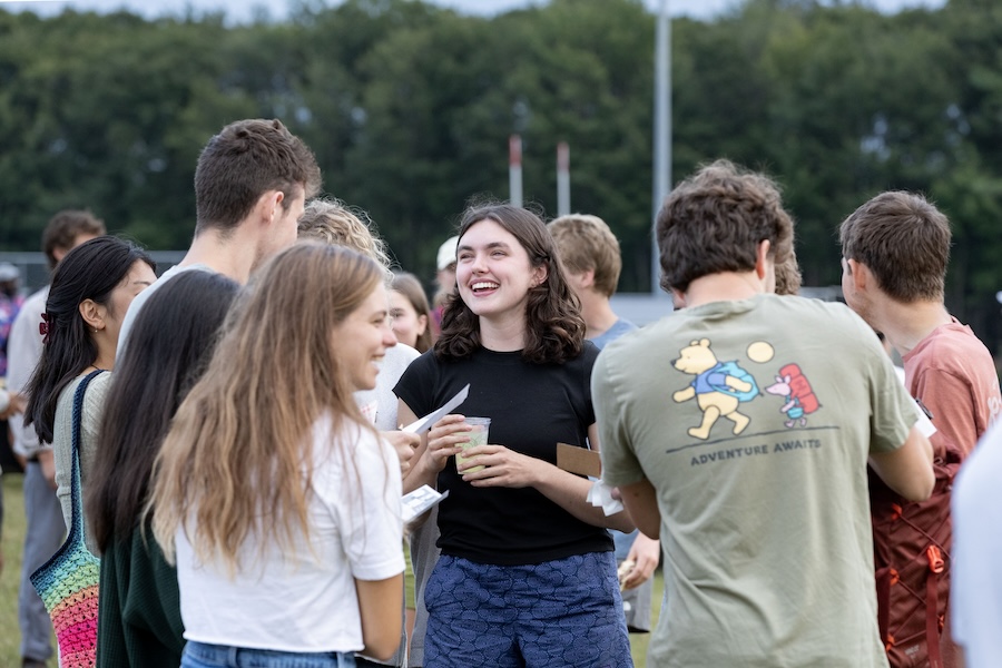 Bowdoin cookout scenes