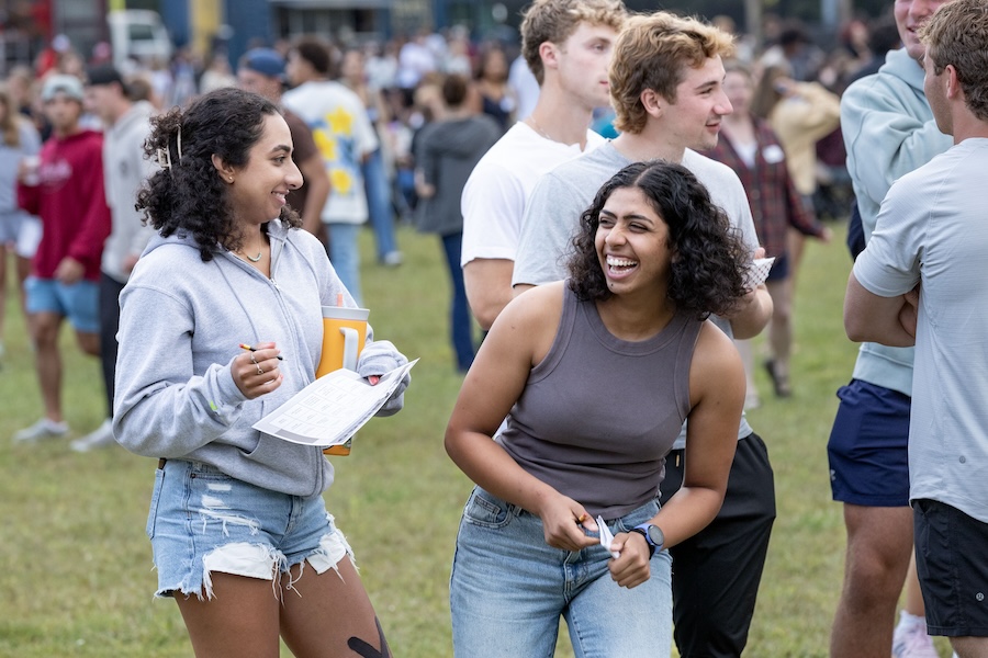 Bowdoin cookout scenes