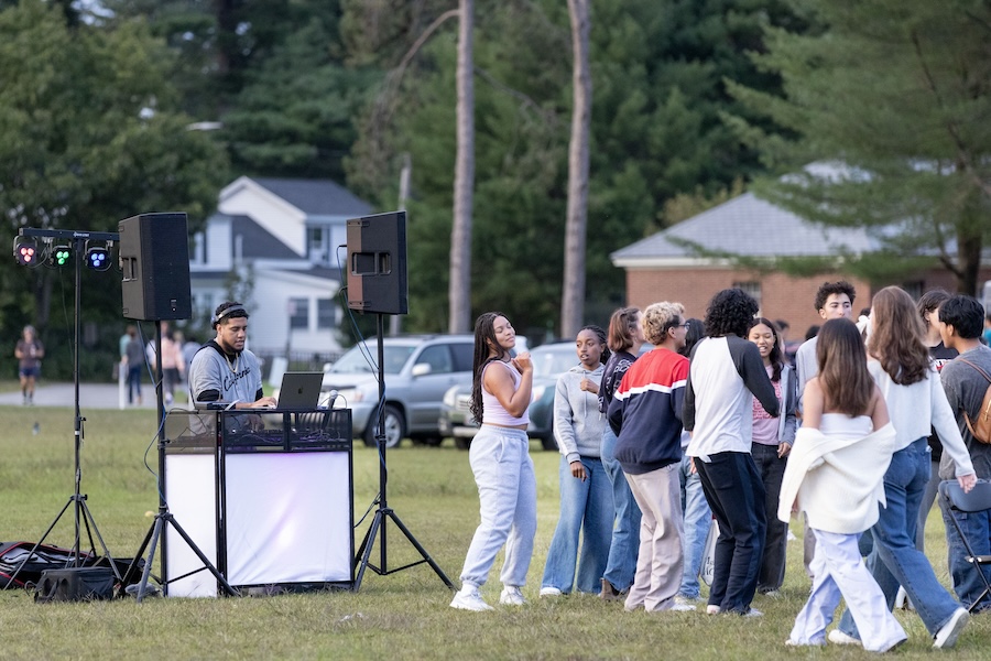 Bowdoin cookout scenes