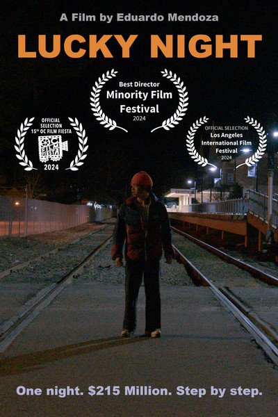 movie poster for lucky night by eduardo mendoza '24
