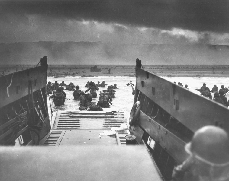 Normandy landings file photo