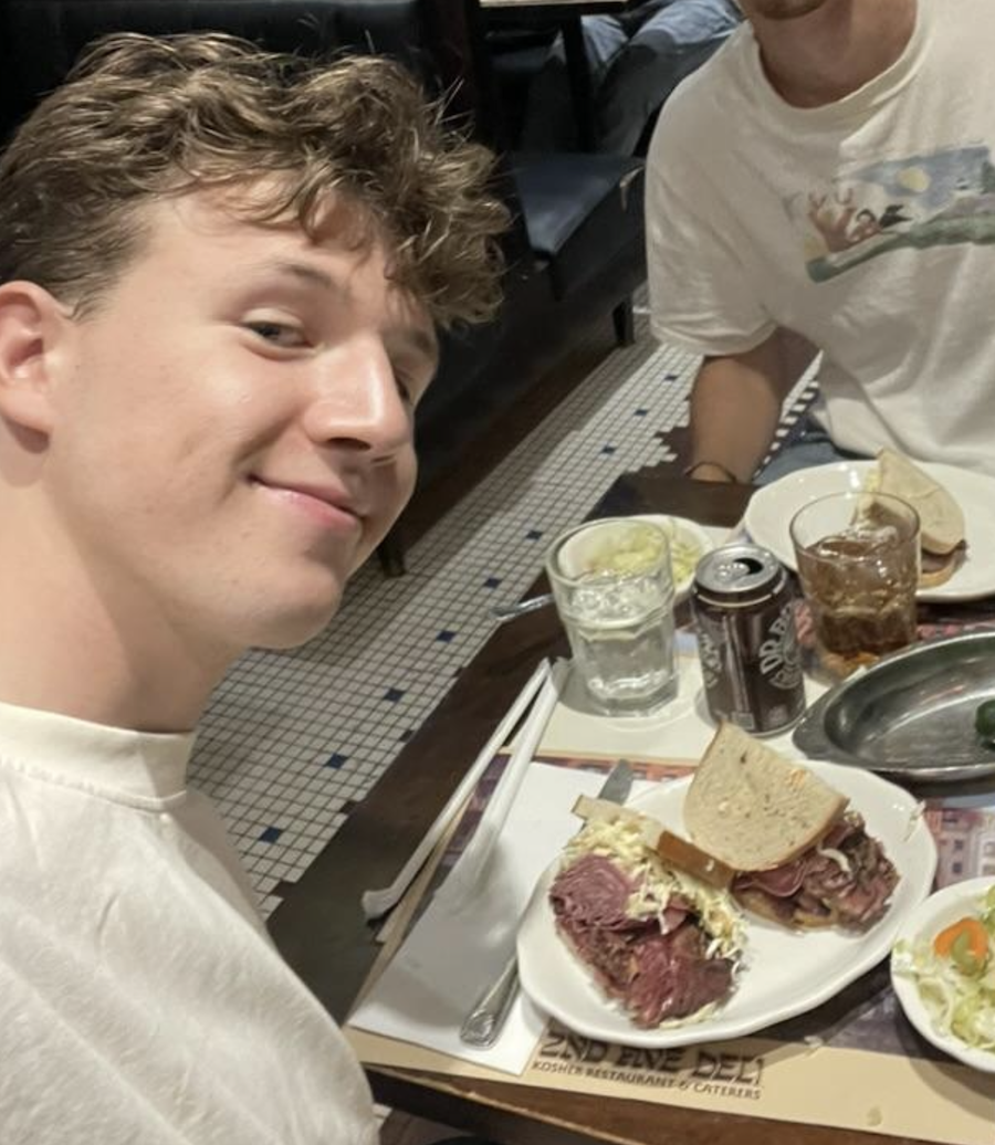 Ben at a NY deli