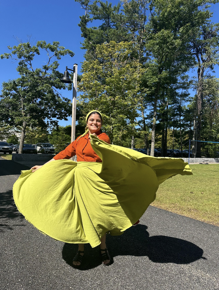 twirling in a joropo skirt