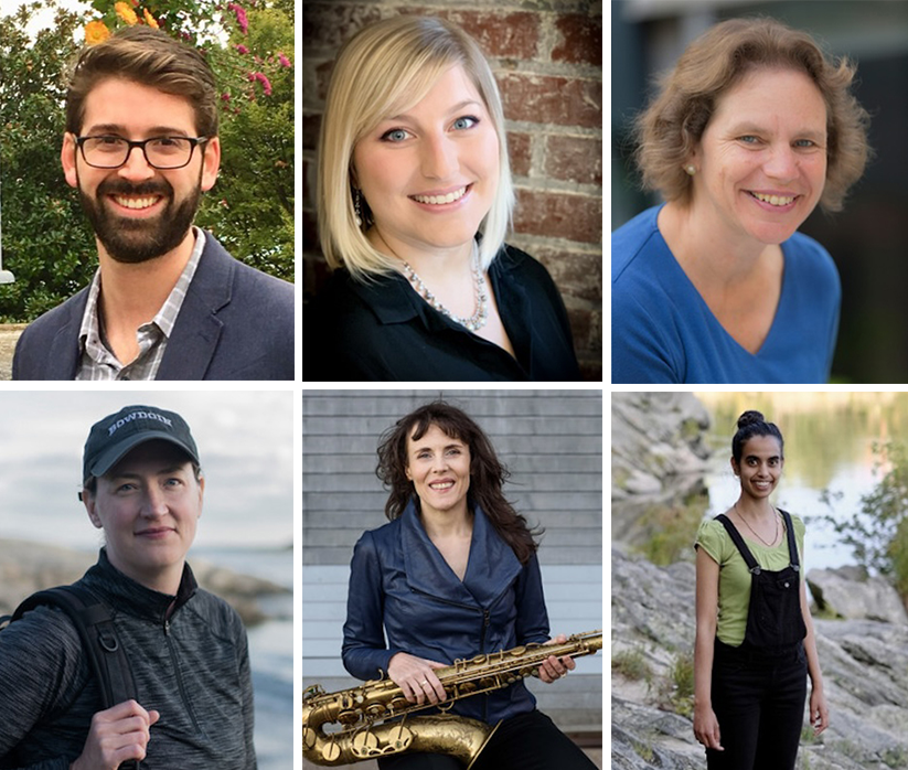 six faculty members who've received grants