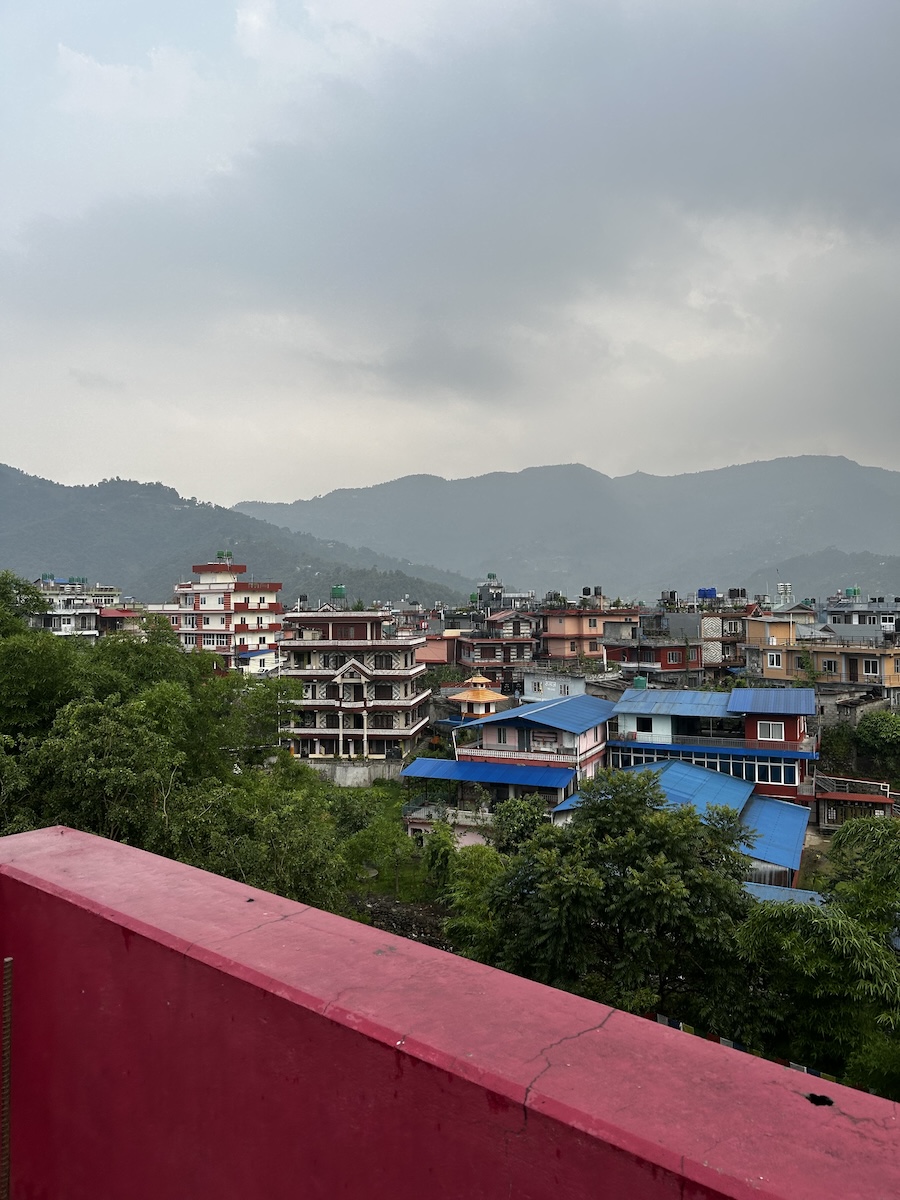 View from Pokhara, Nepal. Photo by Jimmy.