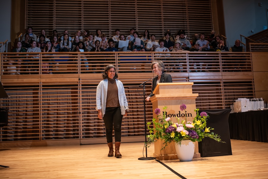 Jen Scanlon with Samia Rahimtoola