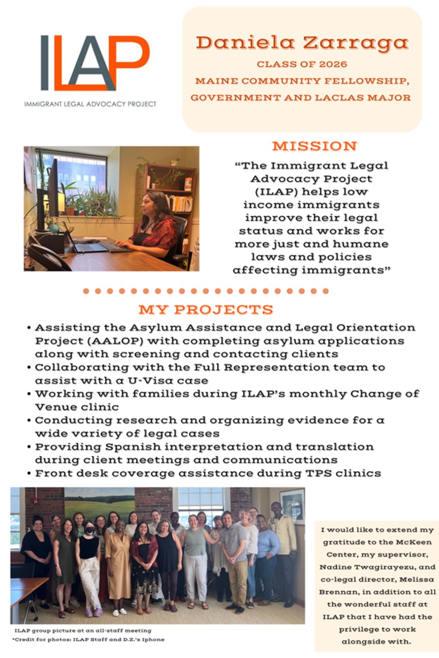 Daniela Zarraga's poster