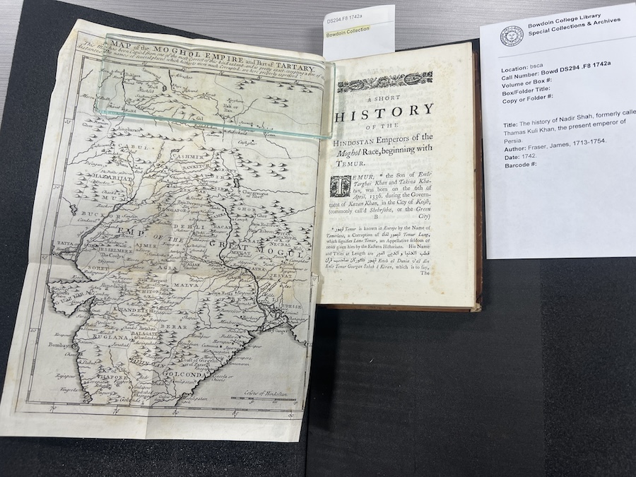 “A Map of the Moghol Empire and part of Tartary,” in James Fraser's. The History of Nadir Shaw. 1742.