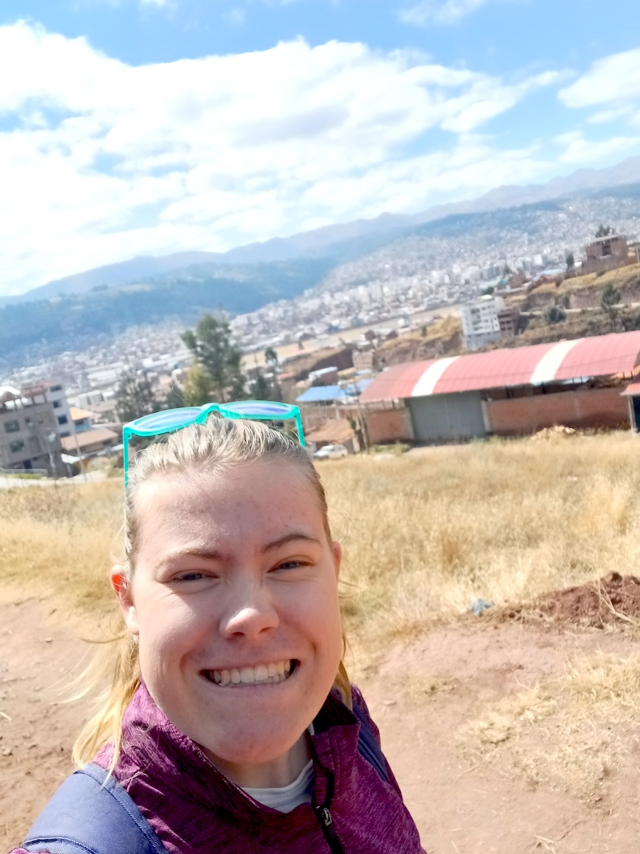 A selfie in Cusco