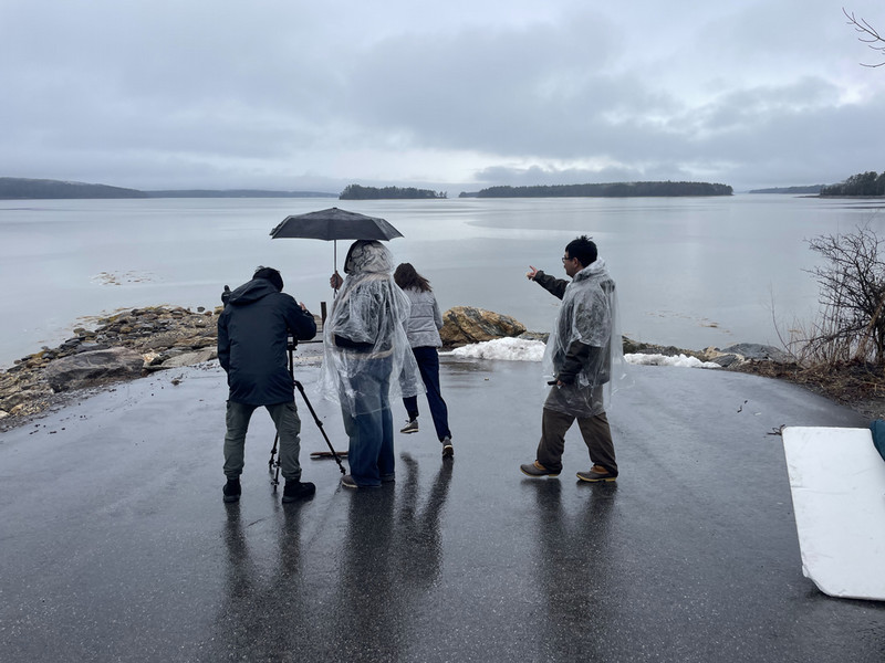thumbnail of location shot from filming of lucky night