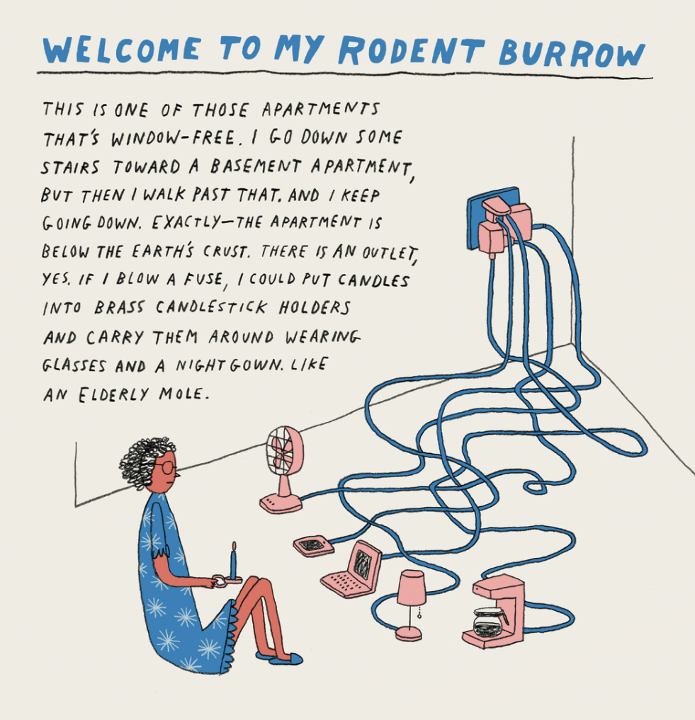 "Welcome to my Rodent Burrow" by Kerry Elson