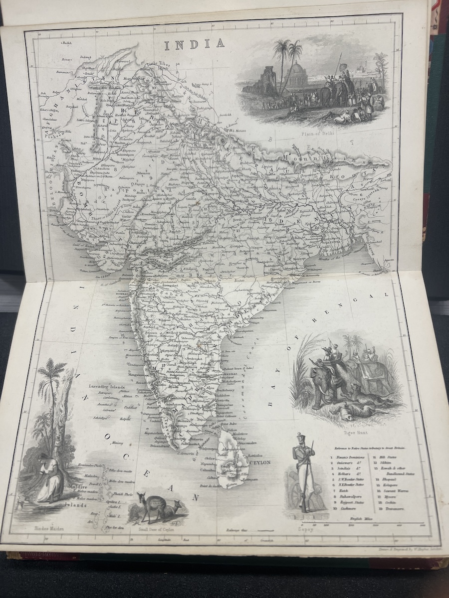 “India” in Nolan, E. H. The illustrated history of the British Empire in India and the East, from the earliest times to the suppression of the Sepoy Mutiny, in 1859. London, New York, J.S. Virtue [1860?]. Call #: DS436 .N78 v.1