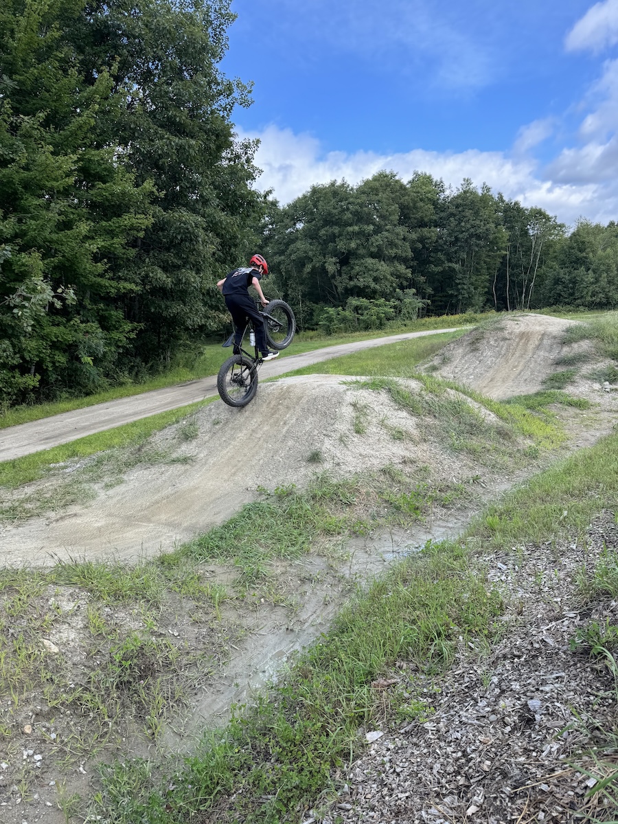 mountain biking