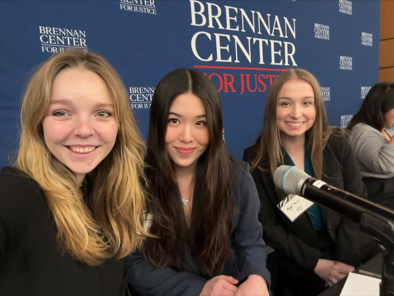 Students at Brennan conference