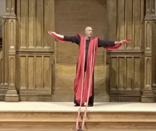 performing artist antonio rocha performs 'malaga' at first parish
