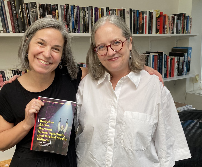 Smith and Baer with book they coedited