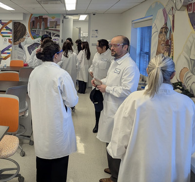 career trek visits biogen lab