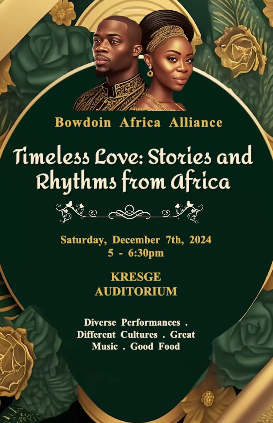 Poster for the performance