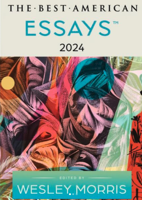 Cover of "2024 Best American Essays" annual anthology