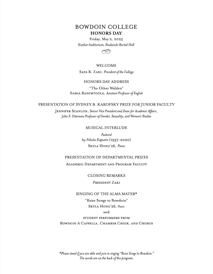 honors day program