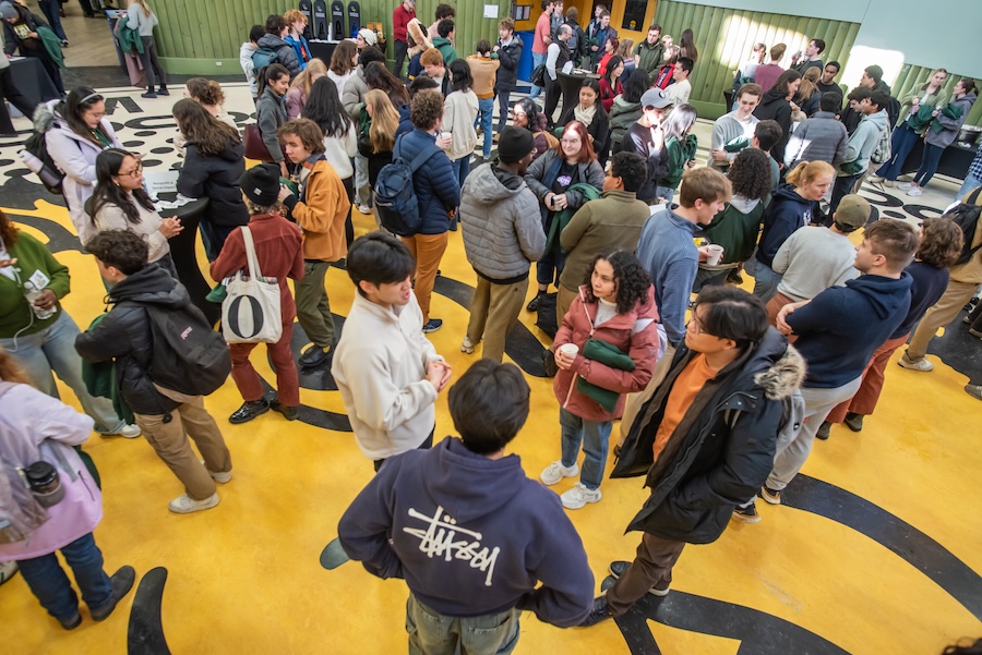 The program ended with a large networking event in Smith Union.