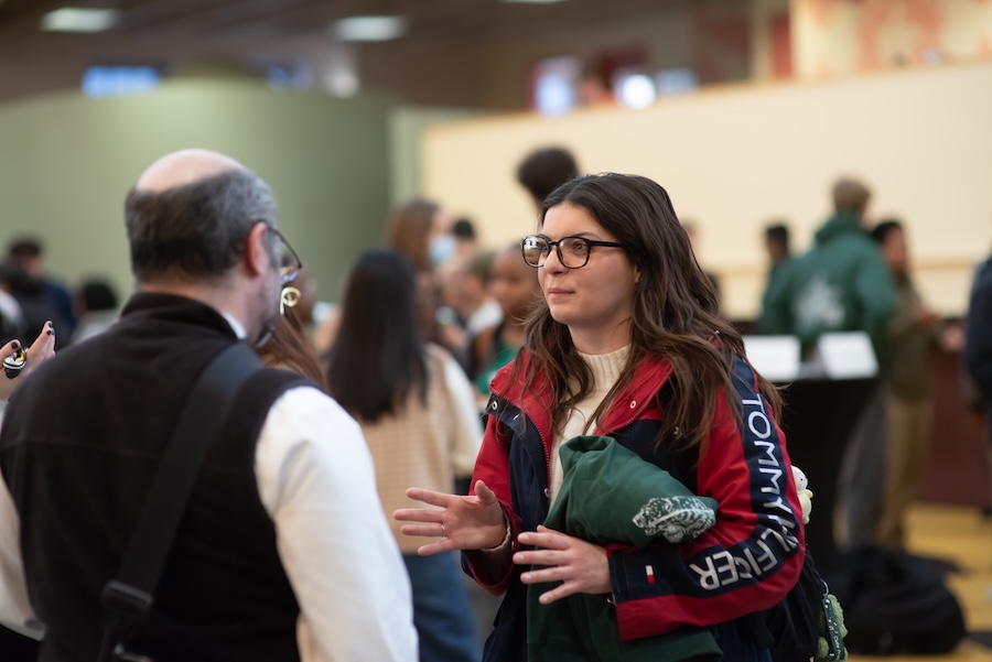 The program ended with a large networking event in Smith Union.